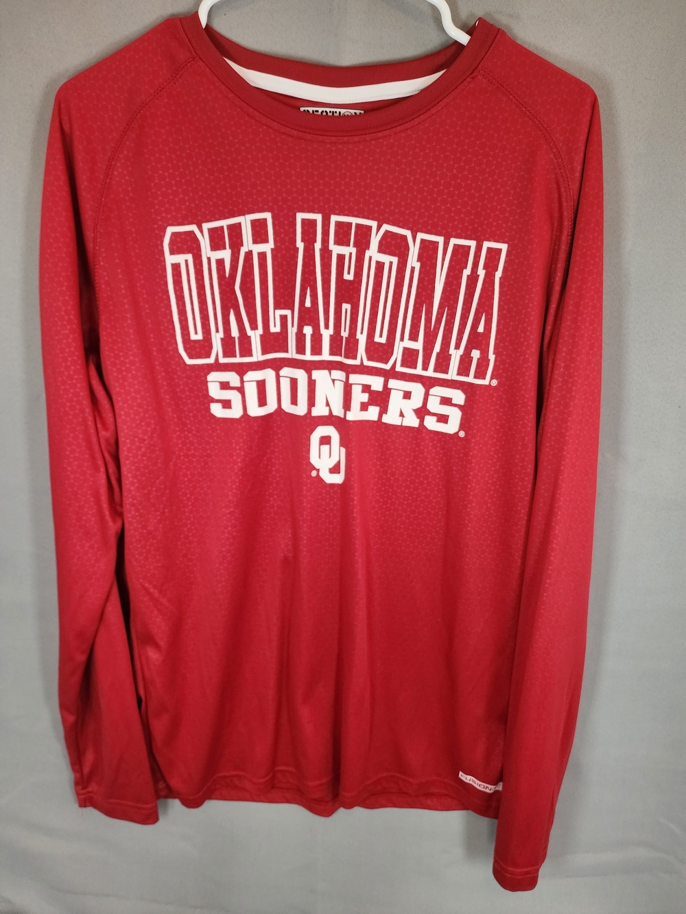 Oklahoma Sooners Long Sleeve Performance Tee - Crimson